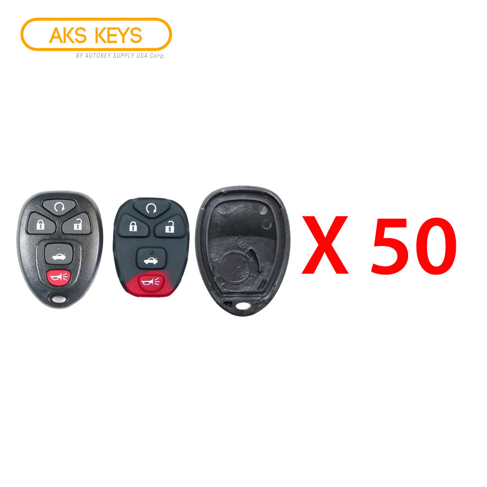 2006 -2016 Chevrolet Remote Control Shell 5B (50 Pack)