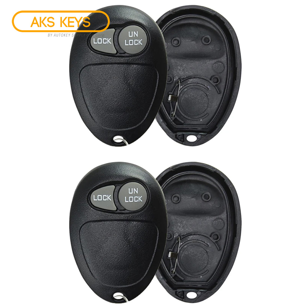 New Replacement for GM Remote KeylessRubber Pad Case Shell - 2B for FCC# L2C0007T (2 Pack)