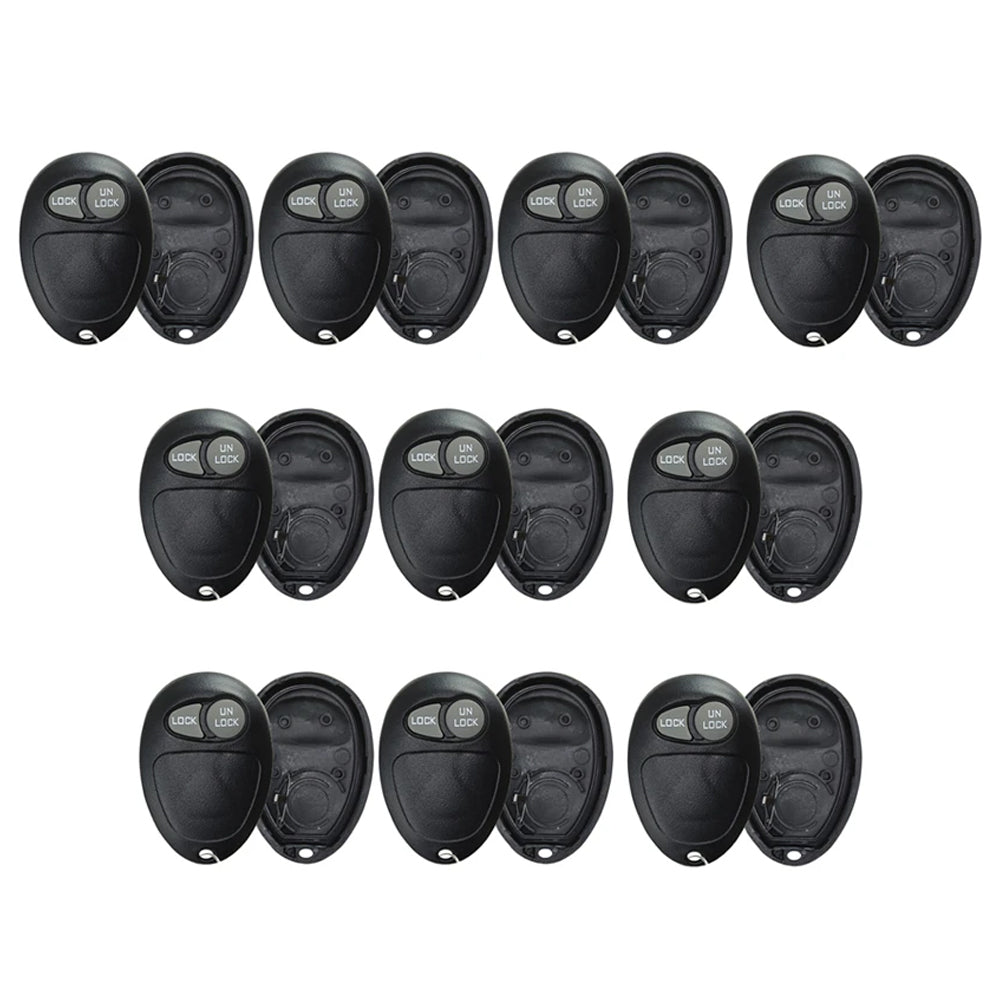 New Replacement for GM Remote KeylessRubber Pad Case Shell - 2B for FCC# L2C0007T (10 Pack)