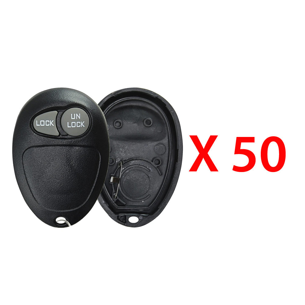 New Replacement for GM Remote KeylessRubber Pad Case Shell - 2B for FCC# L2C0007T (50 Pack)