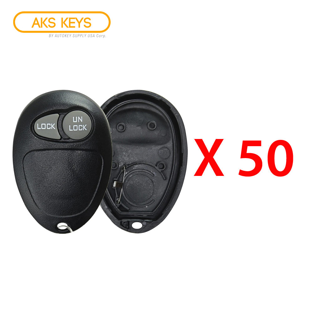 New Replacement for GM Remote KeylessRubber Pad Case Shell - 2B for FCC# L2C0007T (50 Pack)