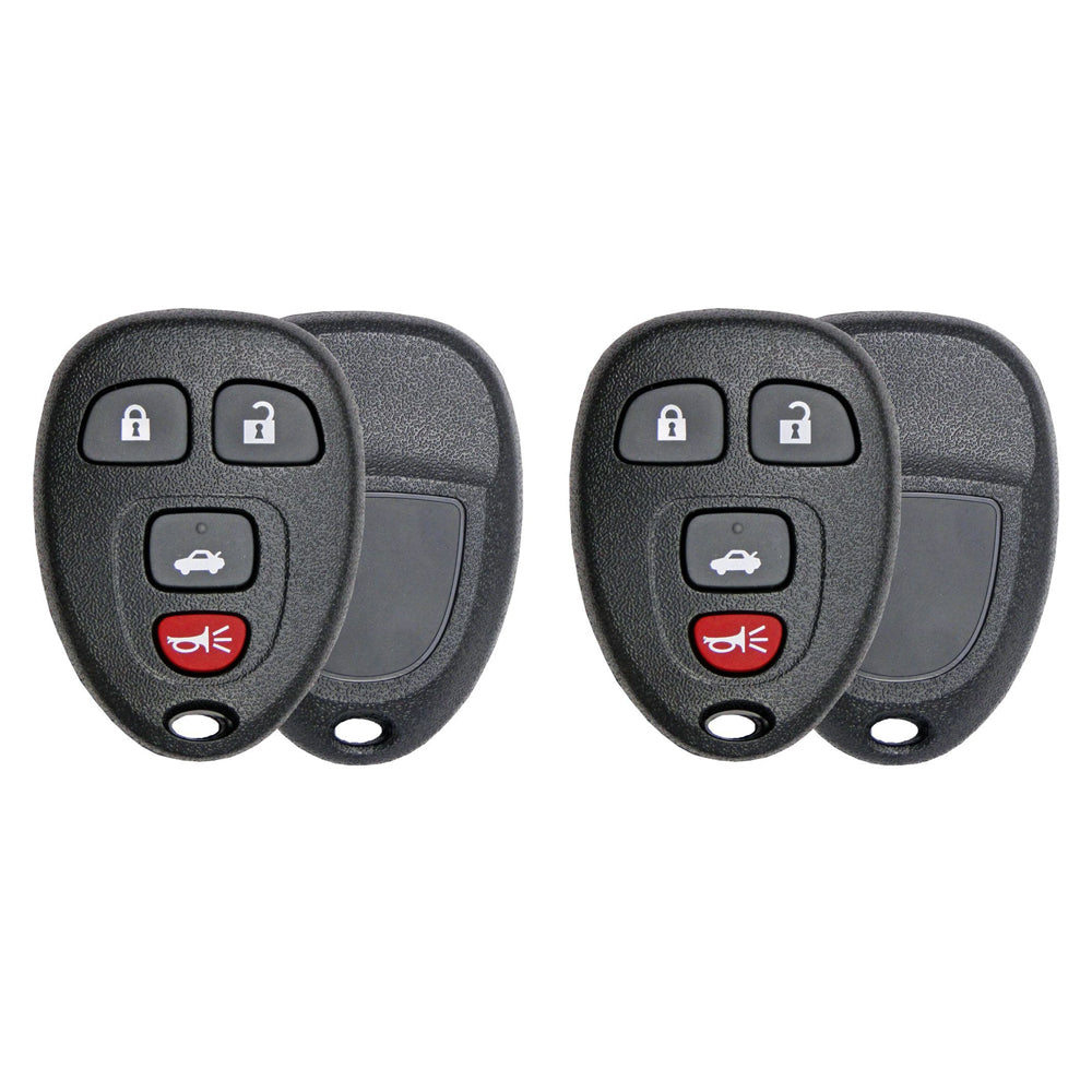 2006 - 2016 Chevrolet Buick Cadillac Remote Shell 4B for FCC# OUC60221 / OUC60270 (2 Pack)