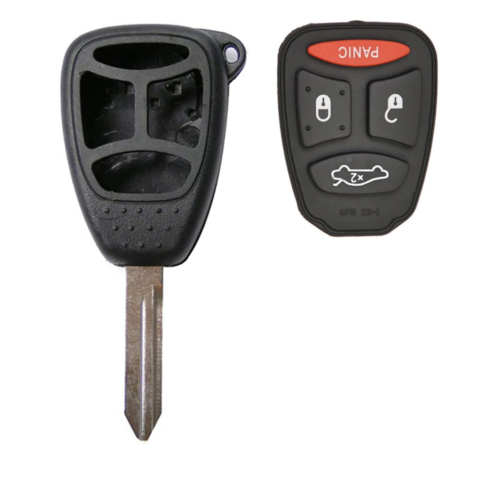 2004 - 2009 Chrysler Jeep Remote Key Shell 4B LP