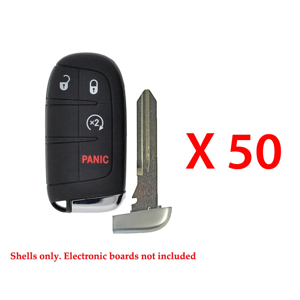 Dodge Jeep Smart Key Shell 4B (50 Pack)