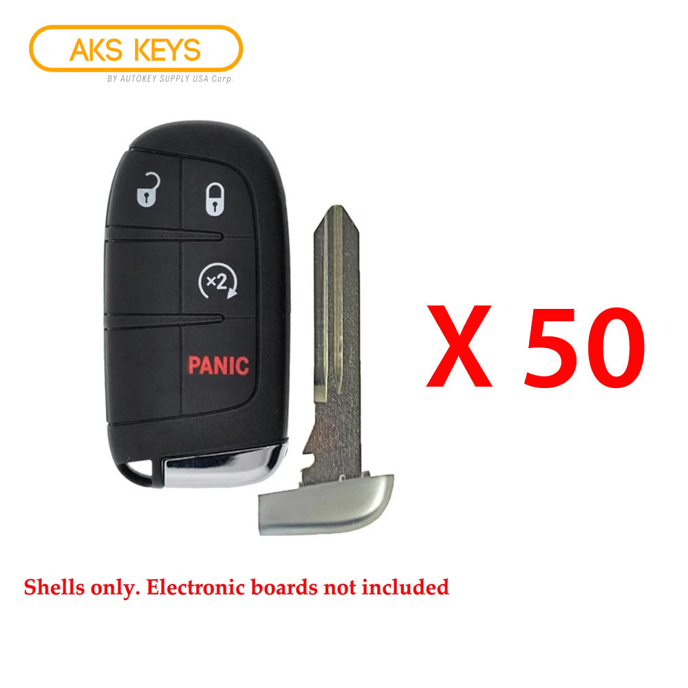 Dodge Jeep Smart Key Shell 4B (50 Pack)