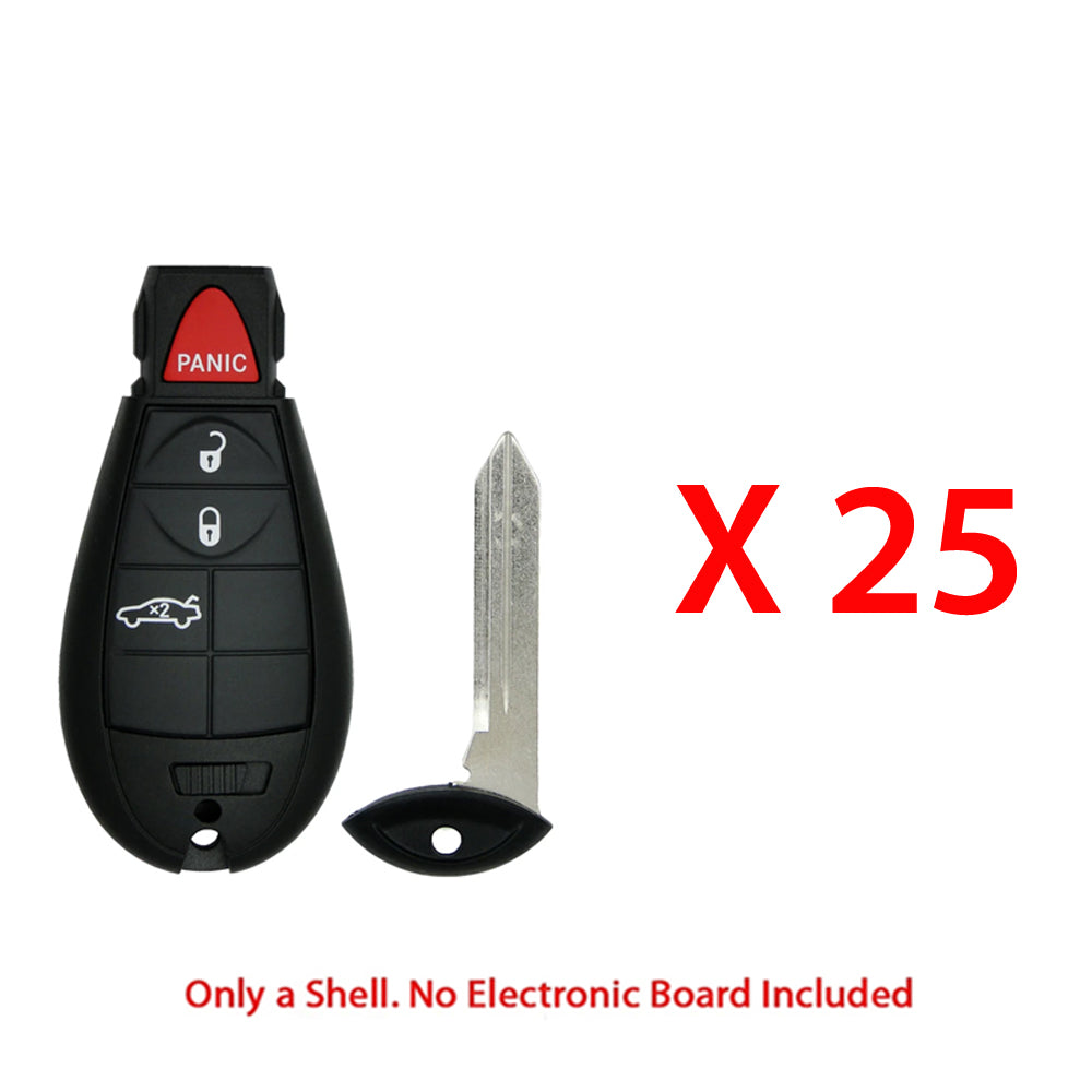 Dodge Remote Fobik Shell 4B for FCC# IYZ-C01C (25 Pack)