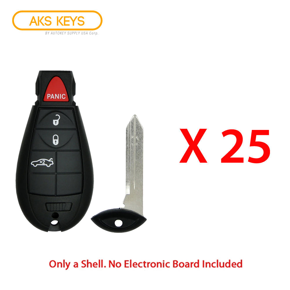 Dodge Remote Fobik Shell 4B for FCC# IYZ-C01C (25 Pack)
