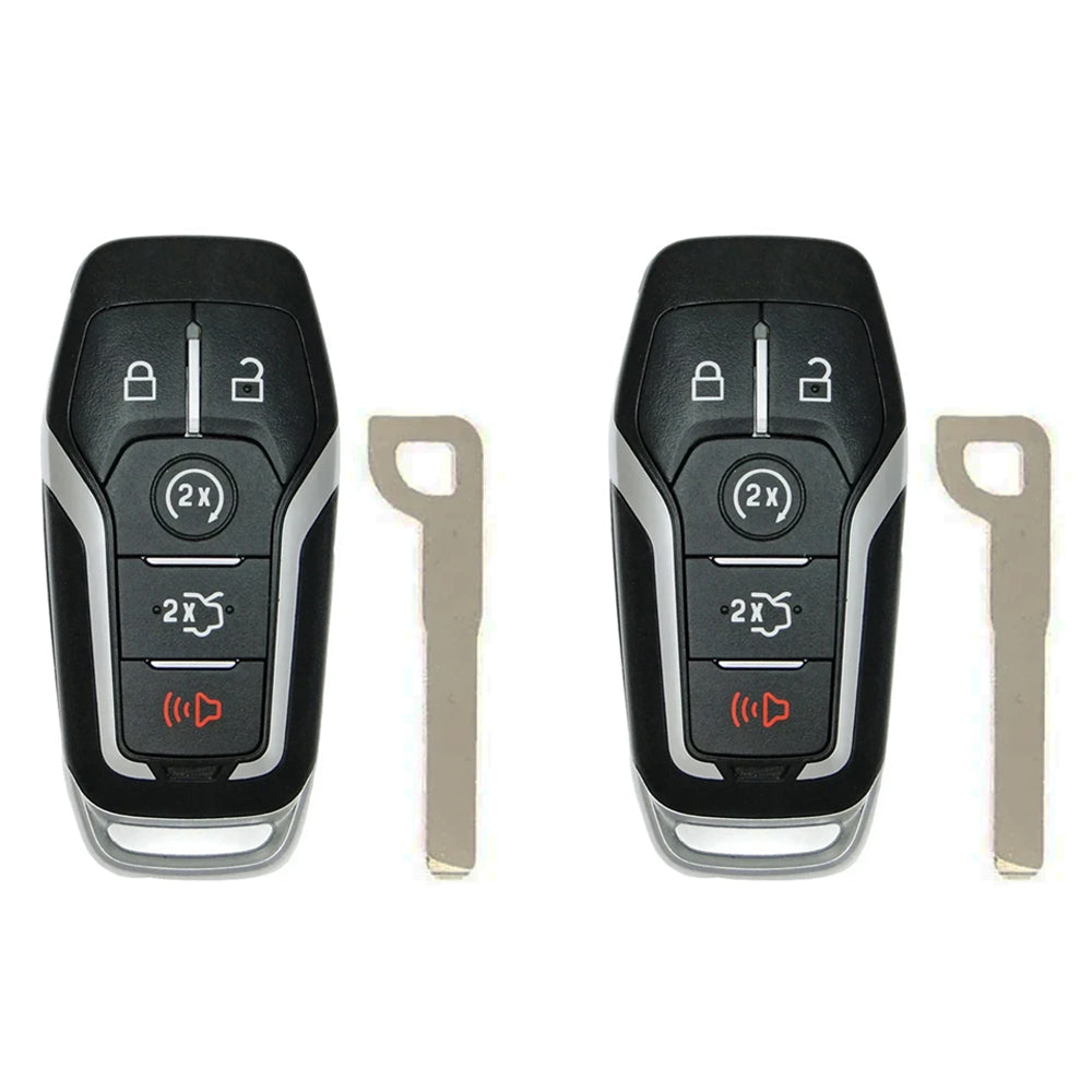 2013 - 2017 Ford Smart Key Shell Case 5B for FCC# M3N-A2C312433003 (2 Pack)