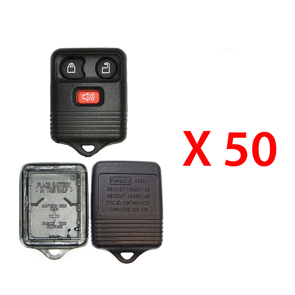 1998 - 2011 Ford Remote Shell (50 Pack)