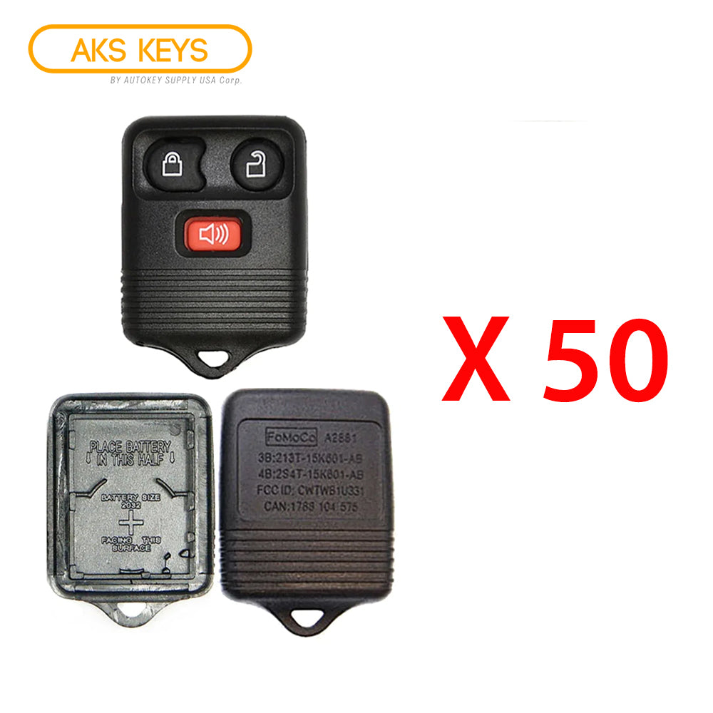 1998 - 2011 Ford Remote Shell (50 Pack)