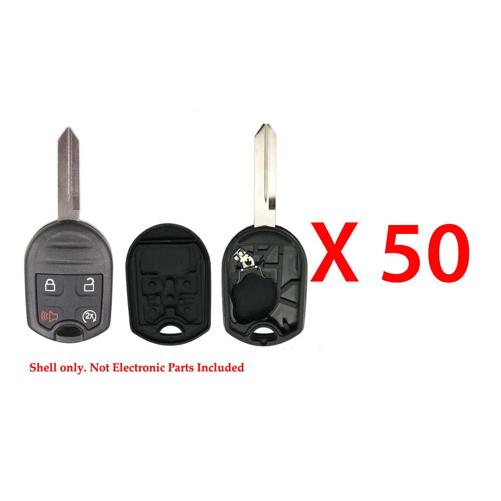 2011 - 2019 Ford Remote Control Key Shell W/Remote Start 4B for FCC# CWTWB1U793 (50 Pack)