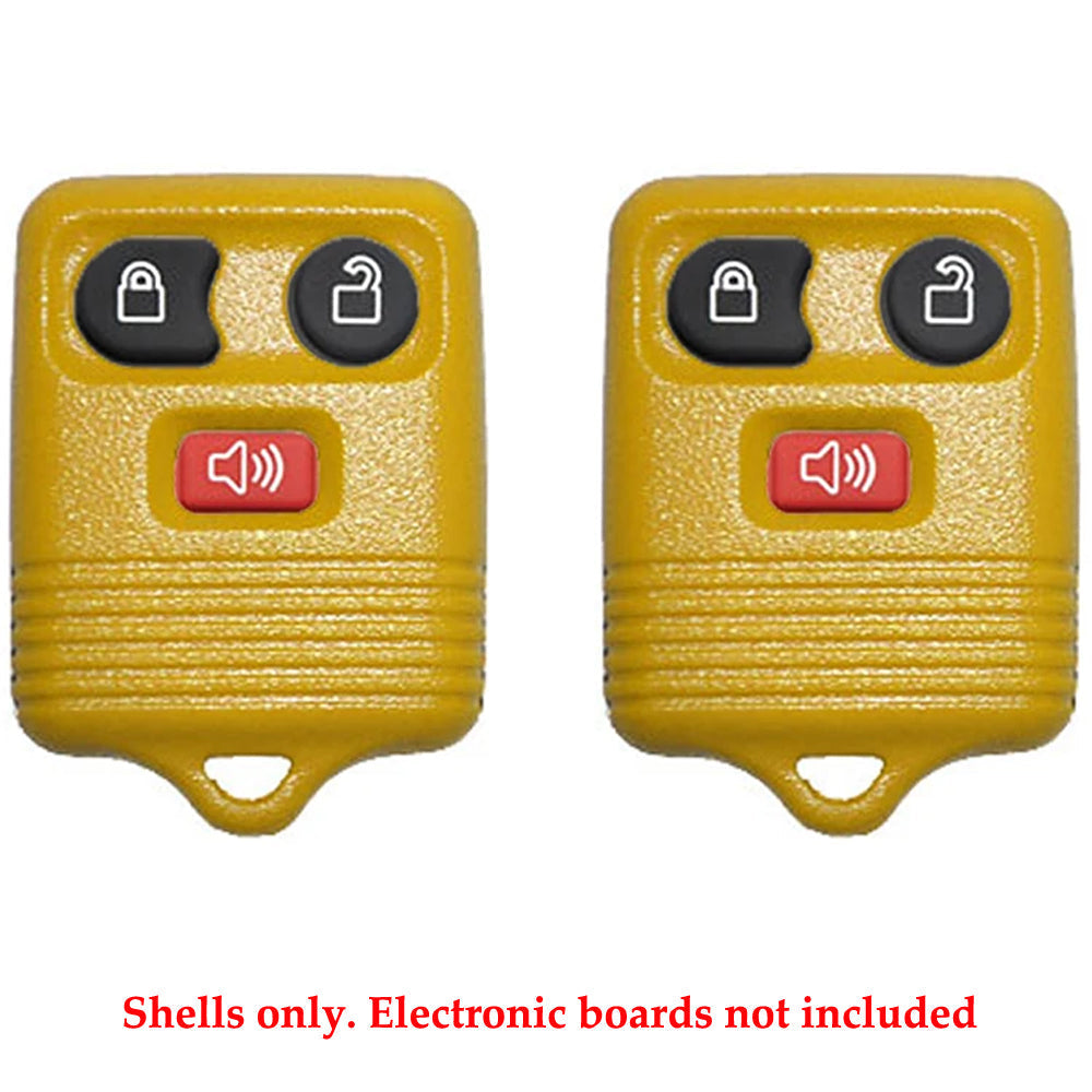 1998 - 2011 Yellow Ford Remote Shell 3B (2 Pack)