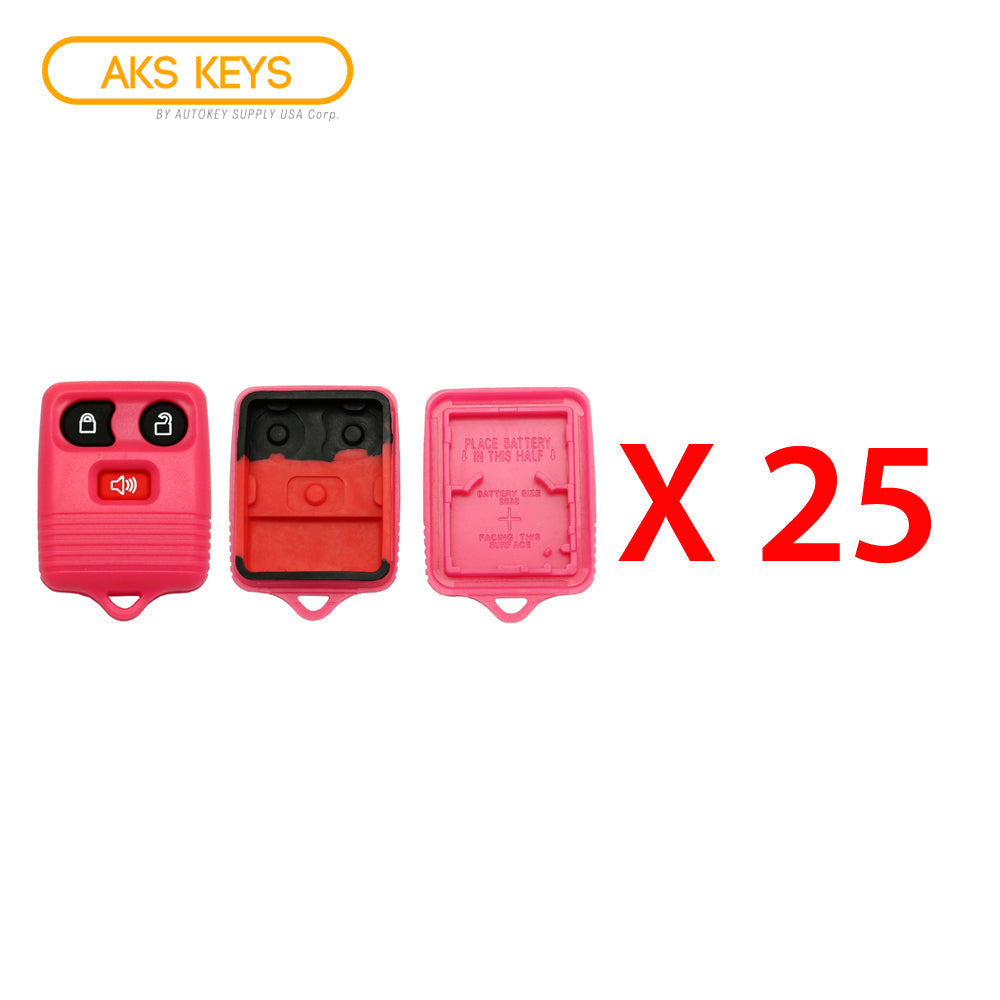 1998 - 2011 Pink Ford Remote Shell 3B (25 Pack)