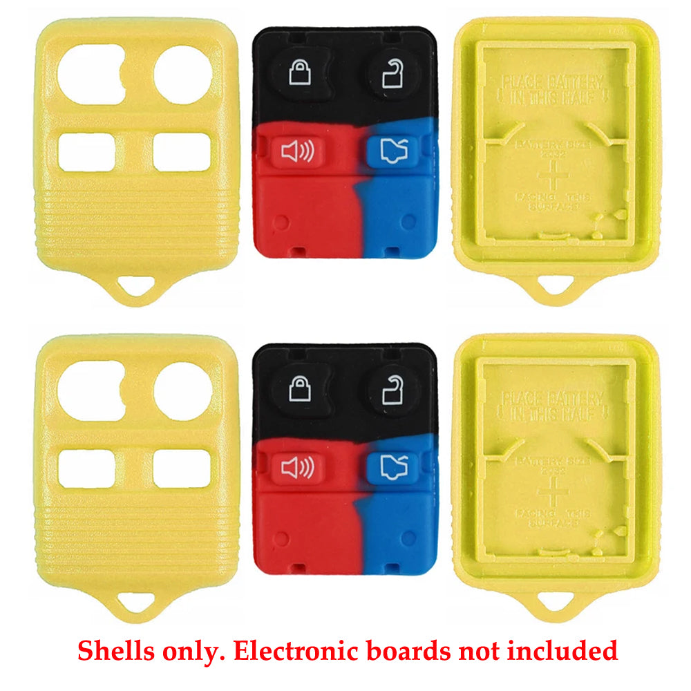 2004 - 2011 Yellow Ford Remote Shell 4B (2 Pack)