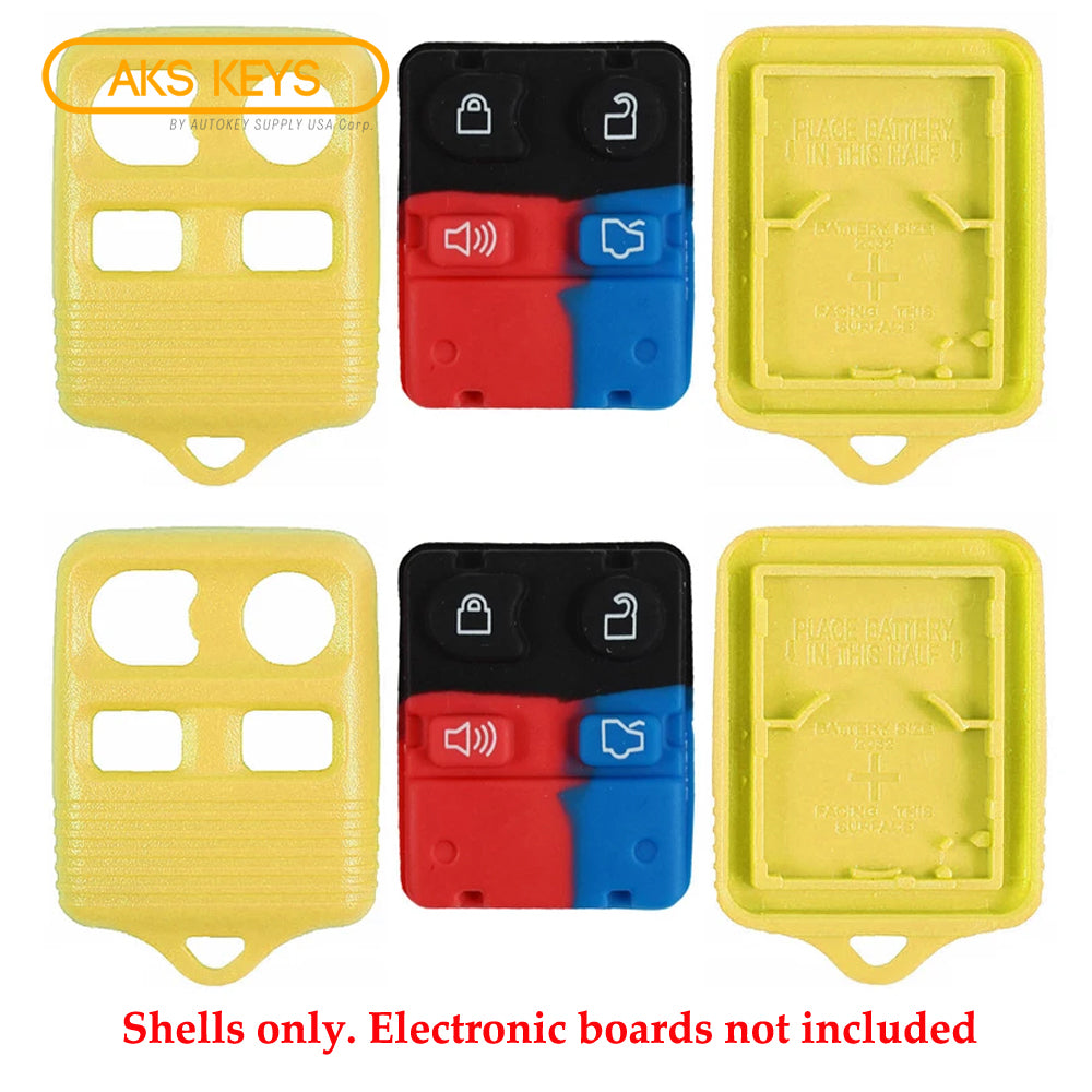2004 - 2011 Yellow Ford Remote Shell 4B (2 Pack)