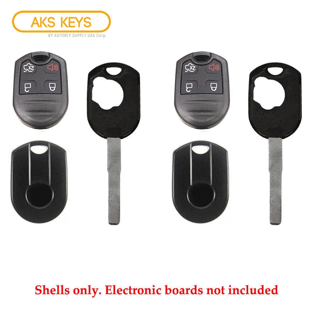 2012 - 2014 Ford Remote Key Shell 4B (2 Pack)
