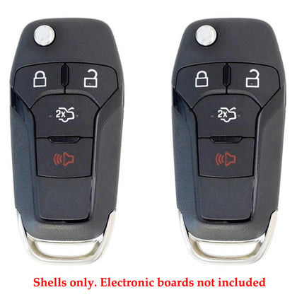 2013 - 2016 Ford Fusion Remote Flip Key Shell for FCC# N5F-A08TAA (2 Pack)
