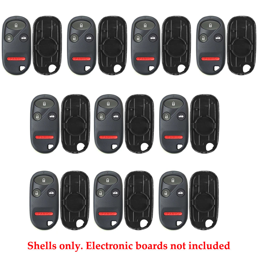 New Replacement Remote Keyless Fob Case Shell 4B for Honda FCC# OUCG8D-344H-A (10 Pack)