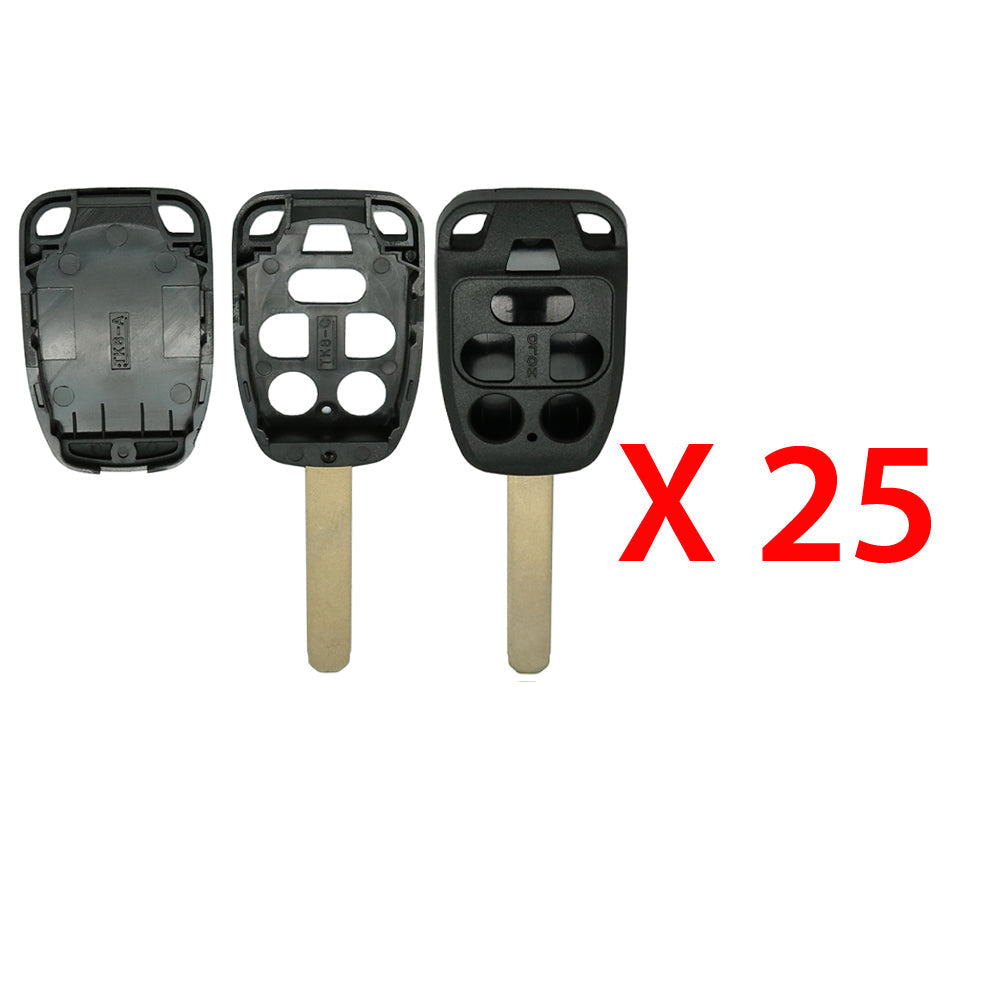 2001 - 2013 Honda Remote Key Shell 6B (25 Pack)