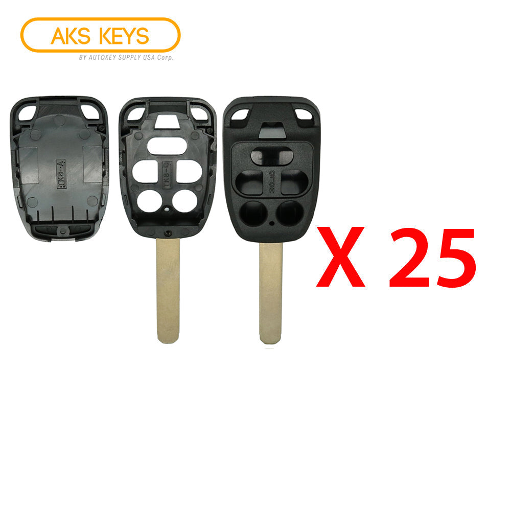 2001 - 2013 Honda Remote Key Shell 6B (25 Pack)