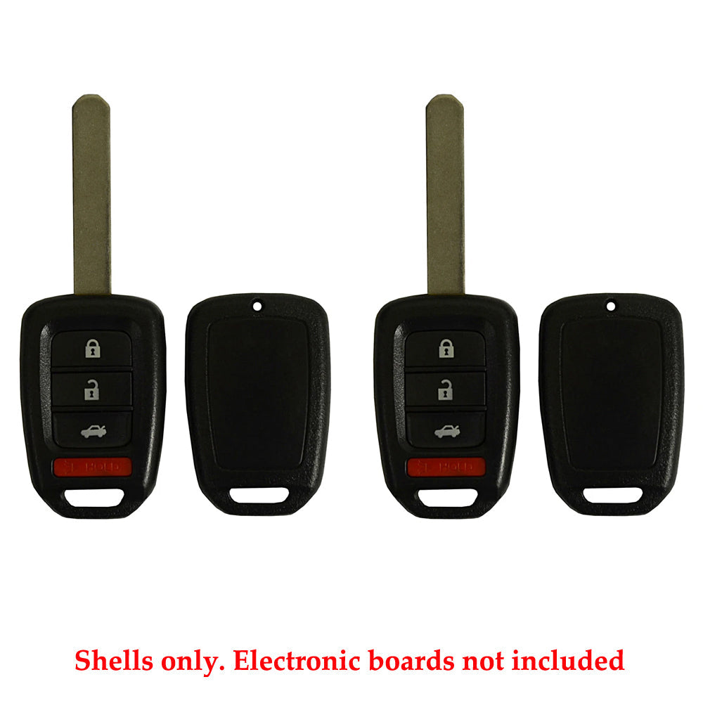2013 - 2015 Honda Remote Key Shell Case 4B (2 Pack)