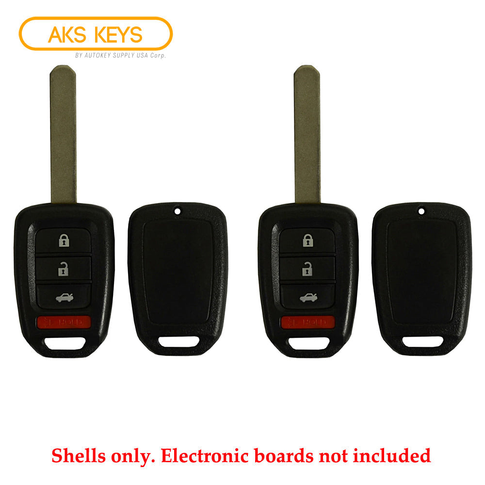 2013 - 2015 Honda Remote Key Shell Case 4B (2 Pack)