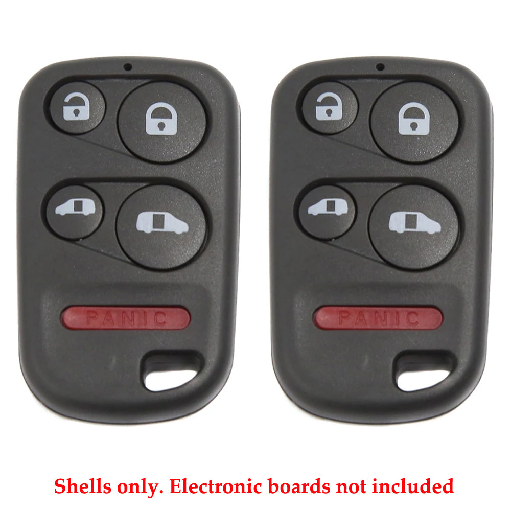 2002 - 2004 Replacement for Remote Control Shell Case 5B for Honda (2 Pack)