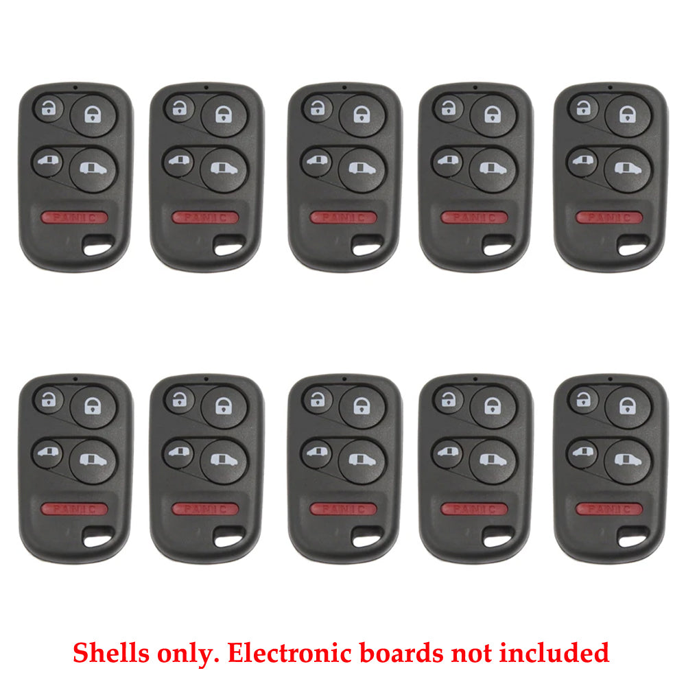 2002 - 2004 Replacement for Remote Control Shell Case 5B for Honda (10 Pack)