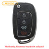 Hyundai Remote Head Flip Key Shell for FCC# TQ8-RKE-4F16