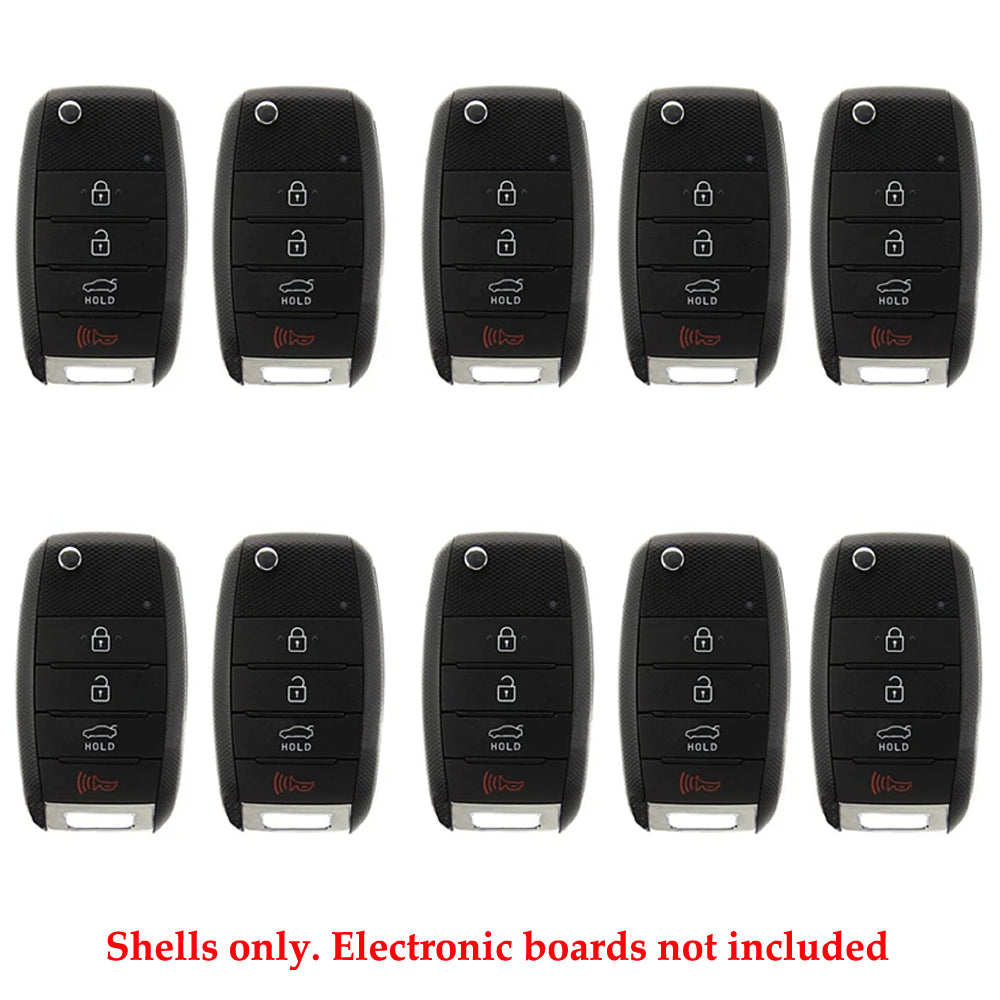 Kia Remote Head Flip Key Shell for FCC# TQ8-RKE-3F05 (10 Pack)