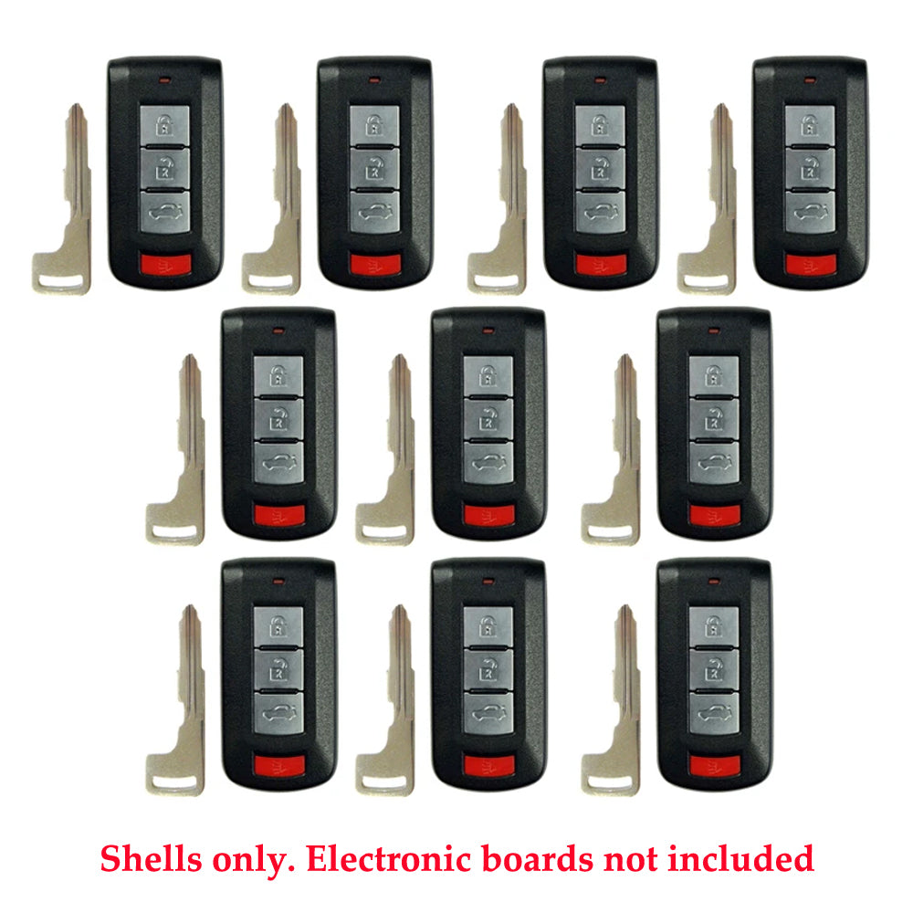 2008 - 2016 Mitsubishi Lancer Evo Smart Key Shell 4B (10 Pack)