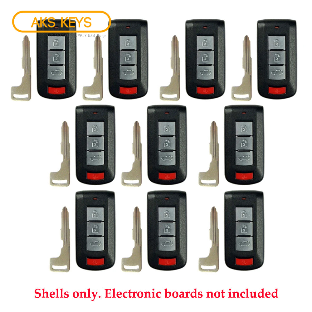 2008 - 2016 Mitsubishi Lancer Evo Smart Key Shell 4B (10 Pack)