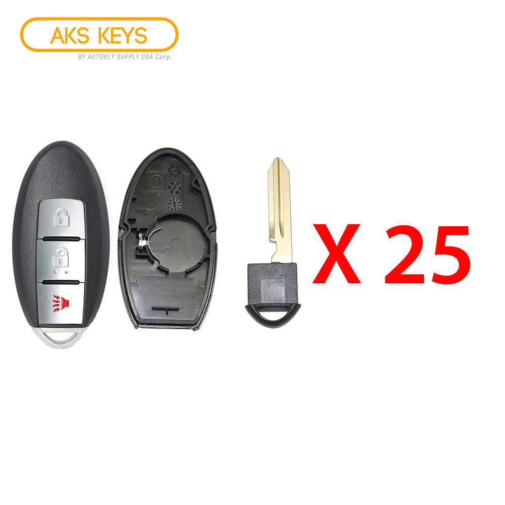 2009 - 2013 Nissan Prox Key Shell 3B (25 Pack)