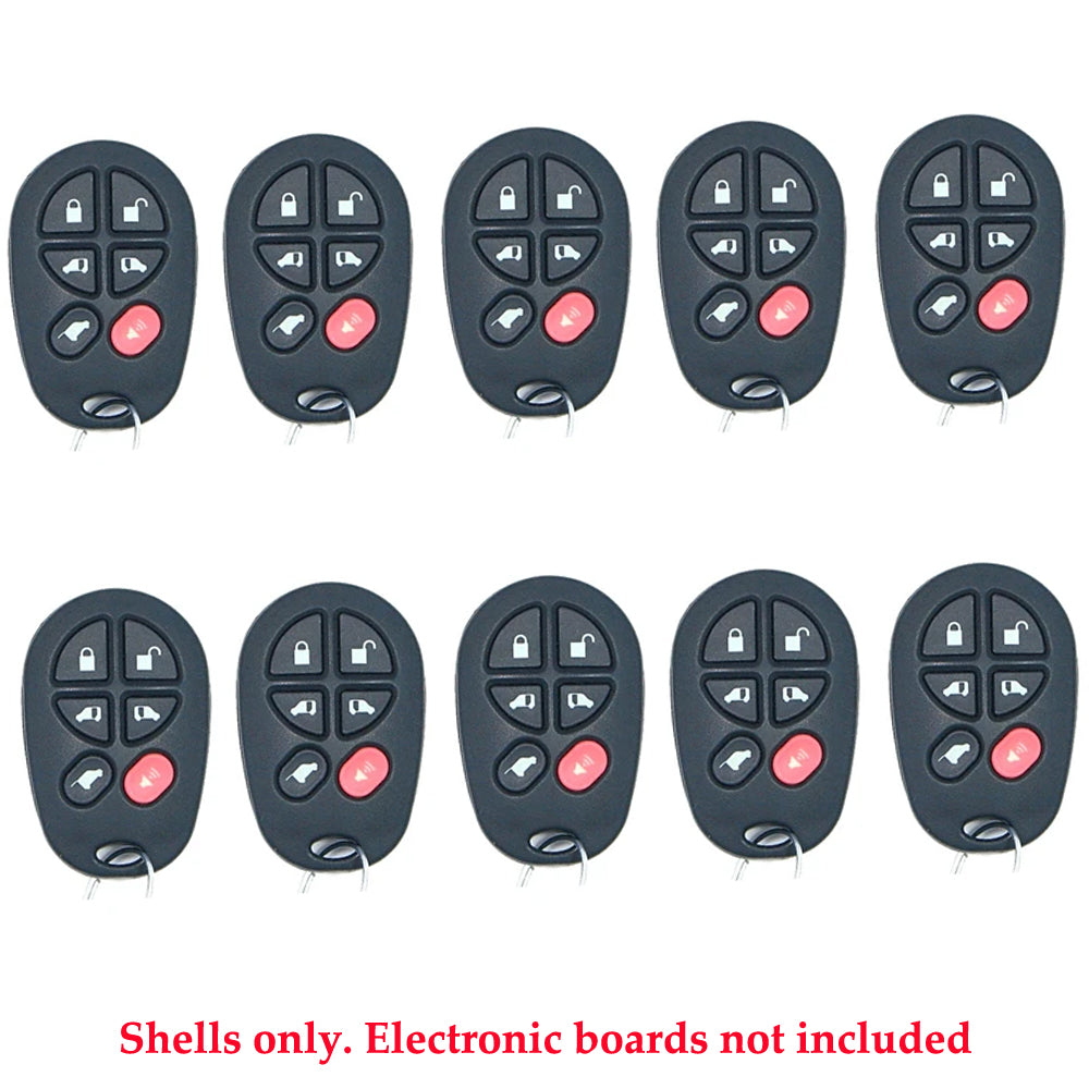 Toyota Remote Control Shell 6B for FCC# GQ43VT20T (10 Pack)