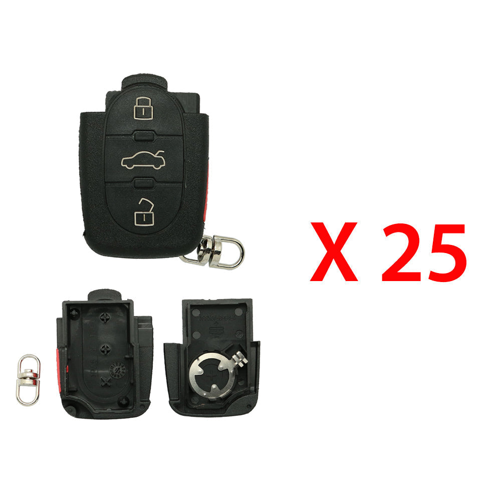 1997 - 2006 VW Audi Remote Control Shell 4B (25 Pack)