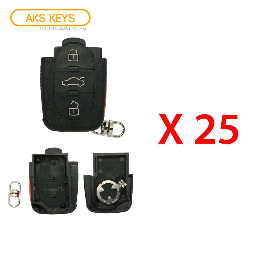 1997 - 2006 VW Audi Remote Control Shell 4B (25 Pack)