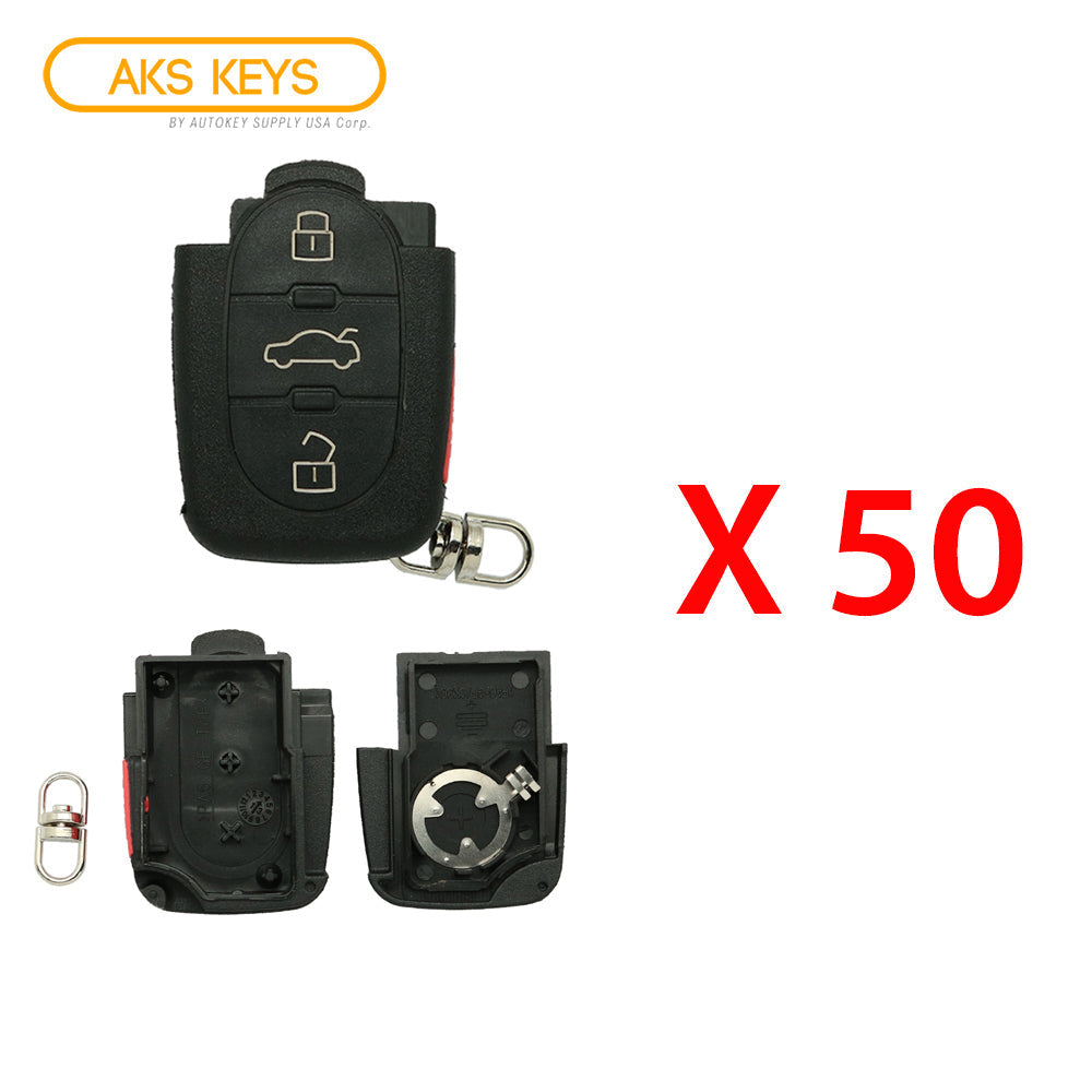 1997 - 2006 VW Audi Remote Control Shell 4B (50 Pack)