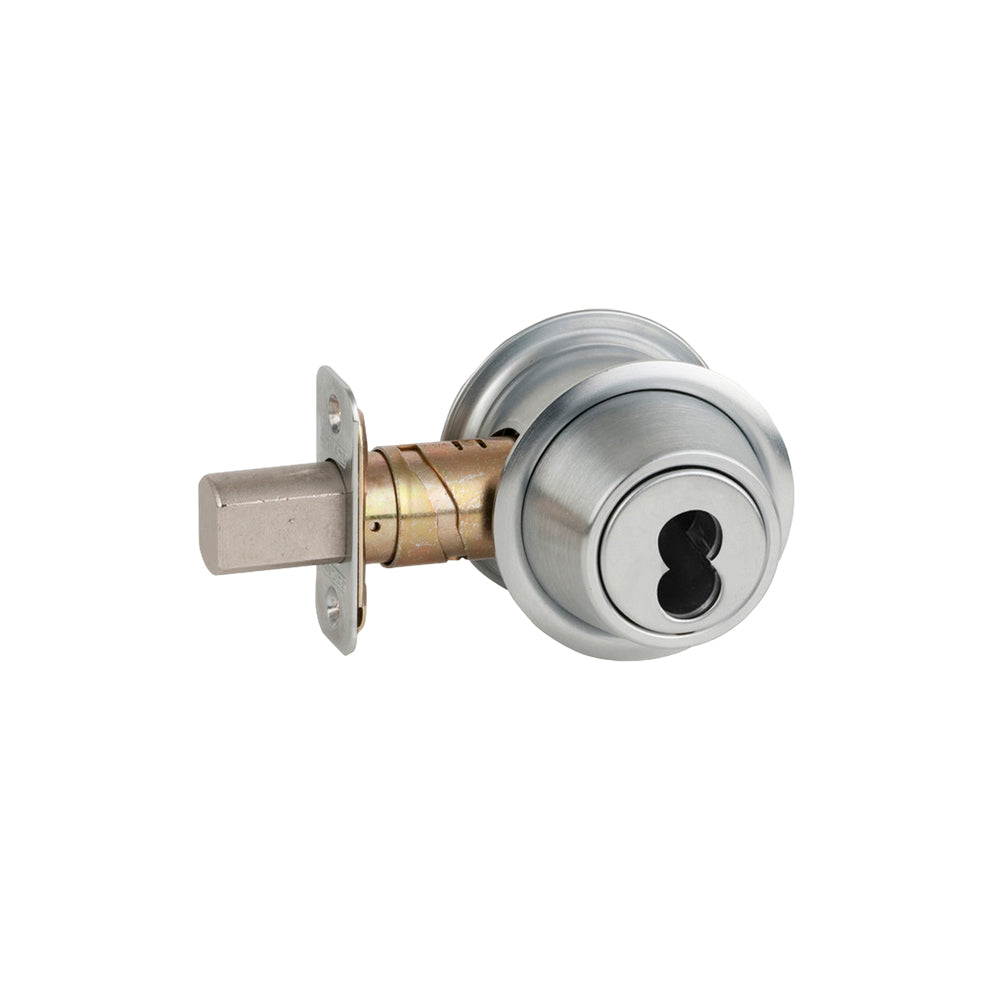 Schlage - B560J Single Cylinder Deadbolt Lock FSIC Core - Grade 2 - Satin Chrome