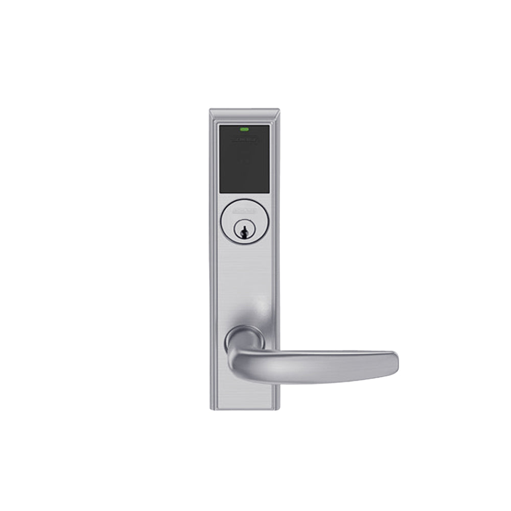 Schlage - LEMS-ADD-P-07-626-RH Electric Wireless Addison Mortise Lock - Grade 1 - Satin Chrome