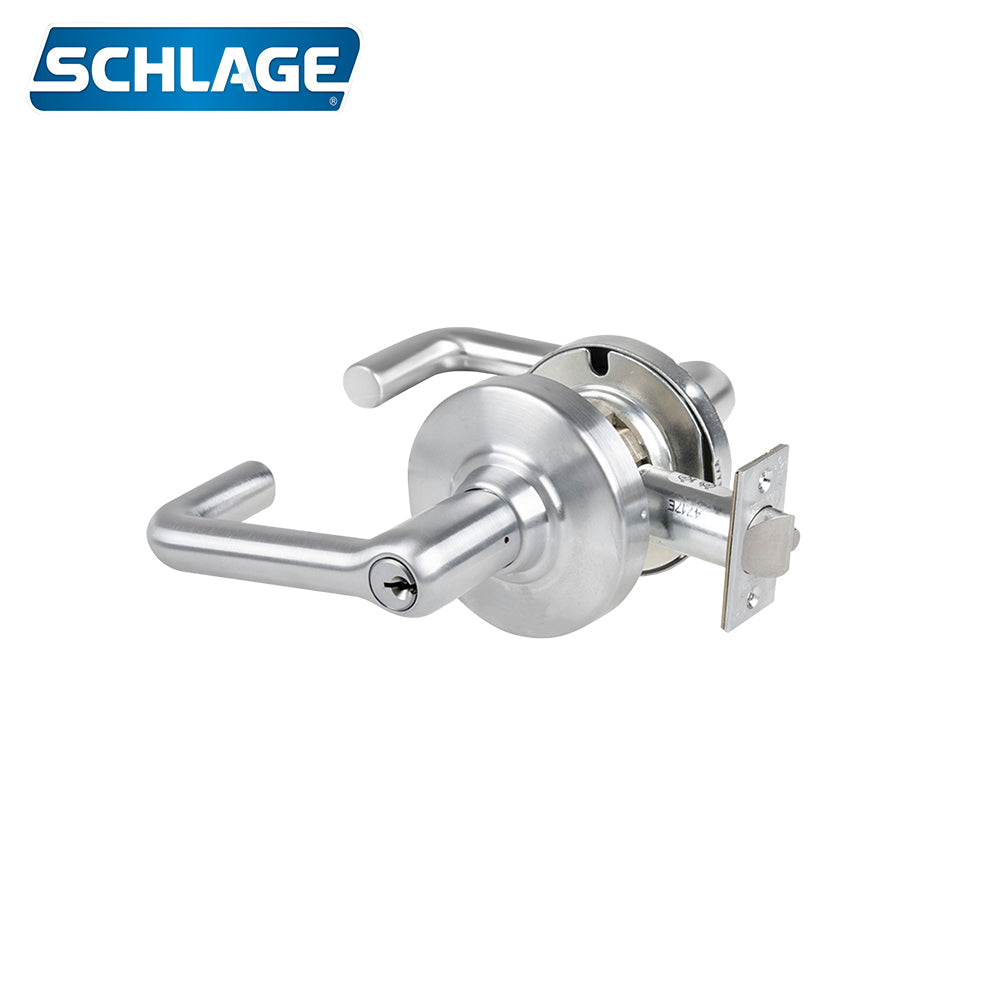 Schlage - ND80PD Tubular Style Lock with Storeroom Function - Grade 1 ANSI A156.25 - Satin Chrome