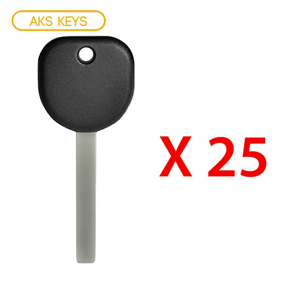 2010 - 2021 Buick Chevrolet GMC Transponder Key - ID46 GM Ext Chip - B119-PT (25 Pack)