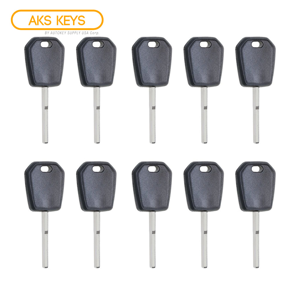 2013 - 2024 Ford Lincoln Transponder key - PCF7939PA 128 Bits Chip - HU101 (10 Pack)