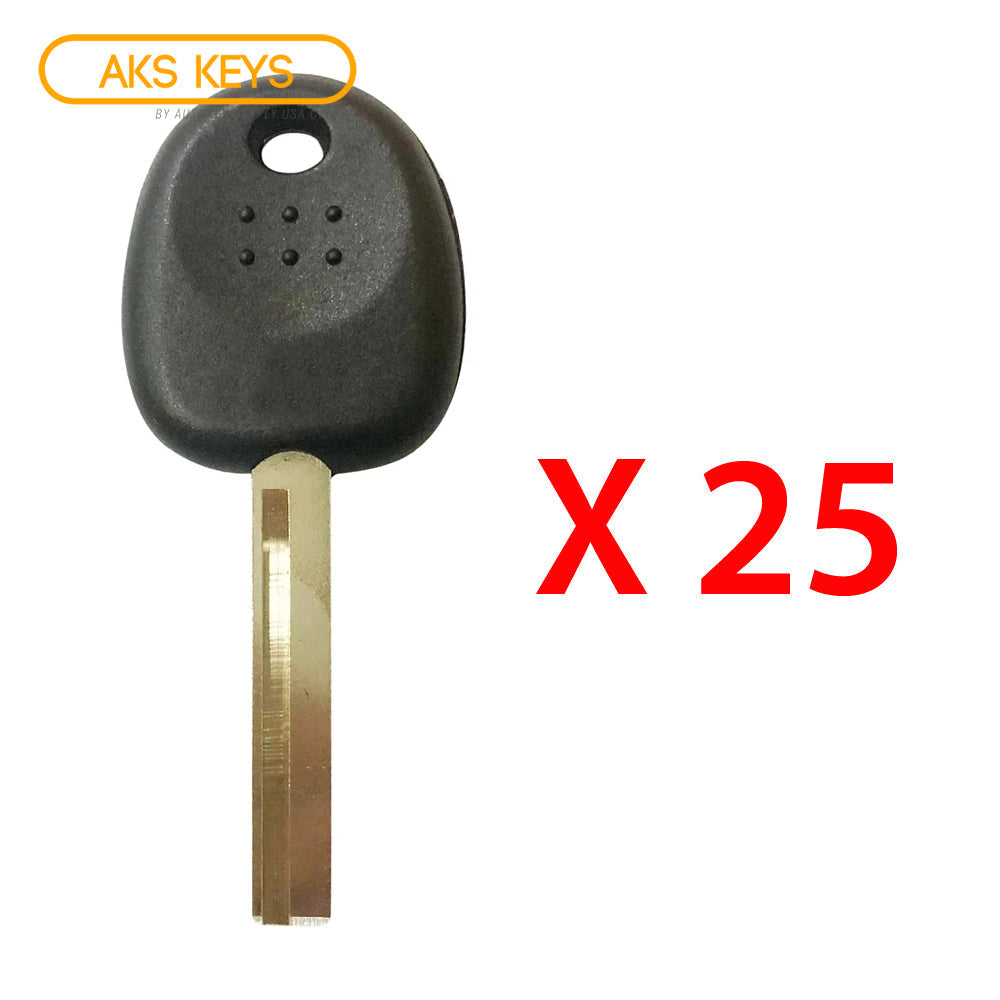 2012 - 2017 Hyundai Accent Transponder key - ID46 Chip - HY18 (25 Pack)