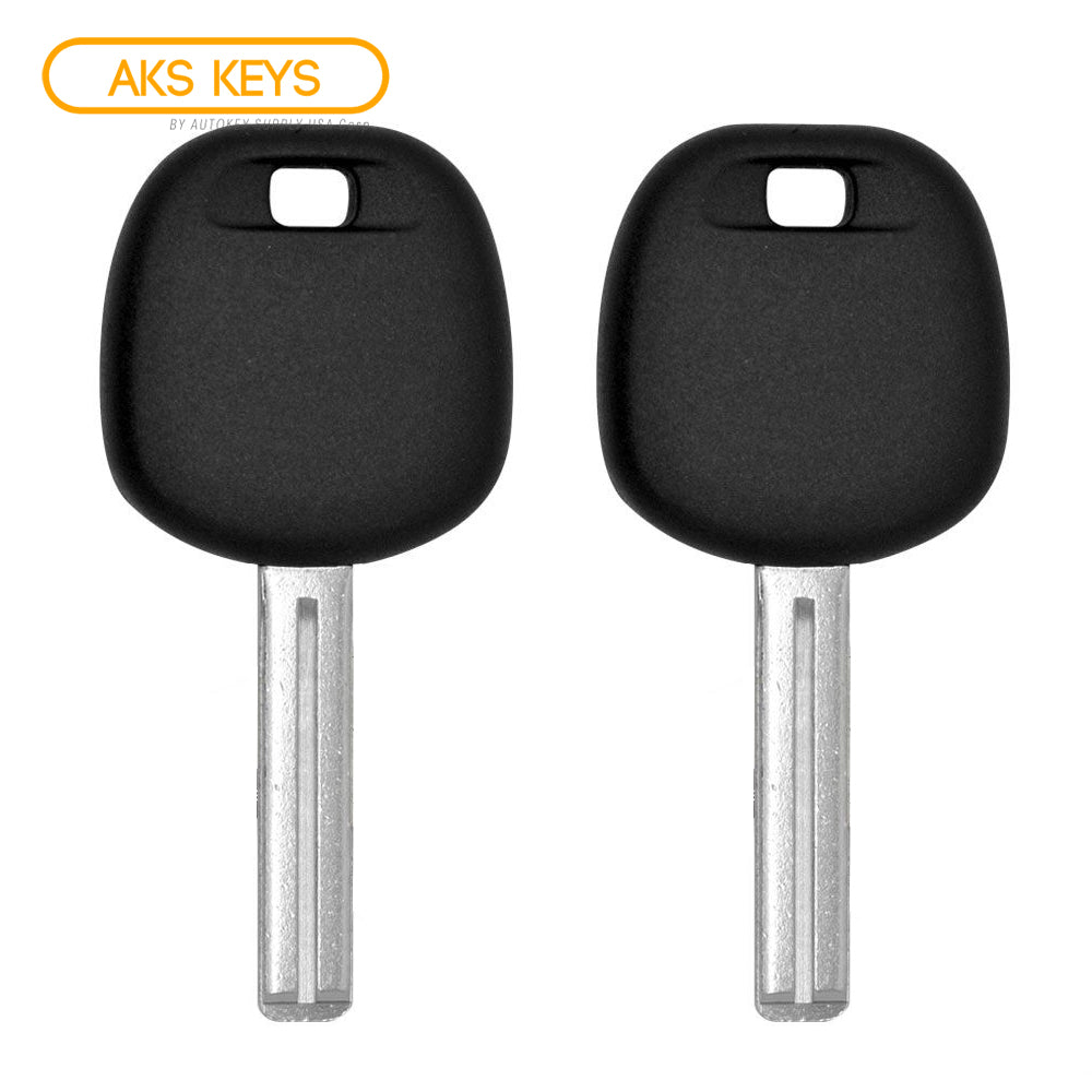 2001 - 2010 Lexus Transponder key - 4D68 Chip - TOY50-PT Medium Blade (2 Pack)