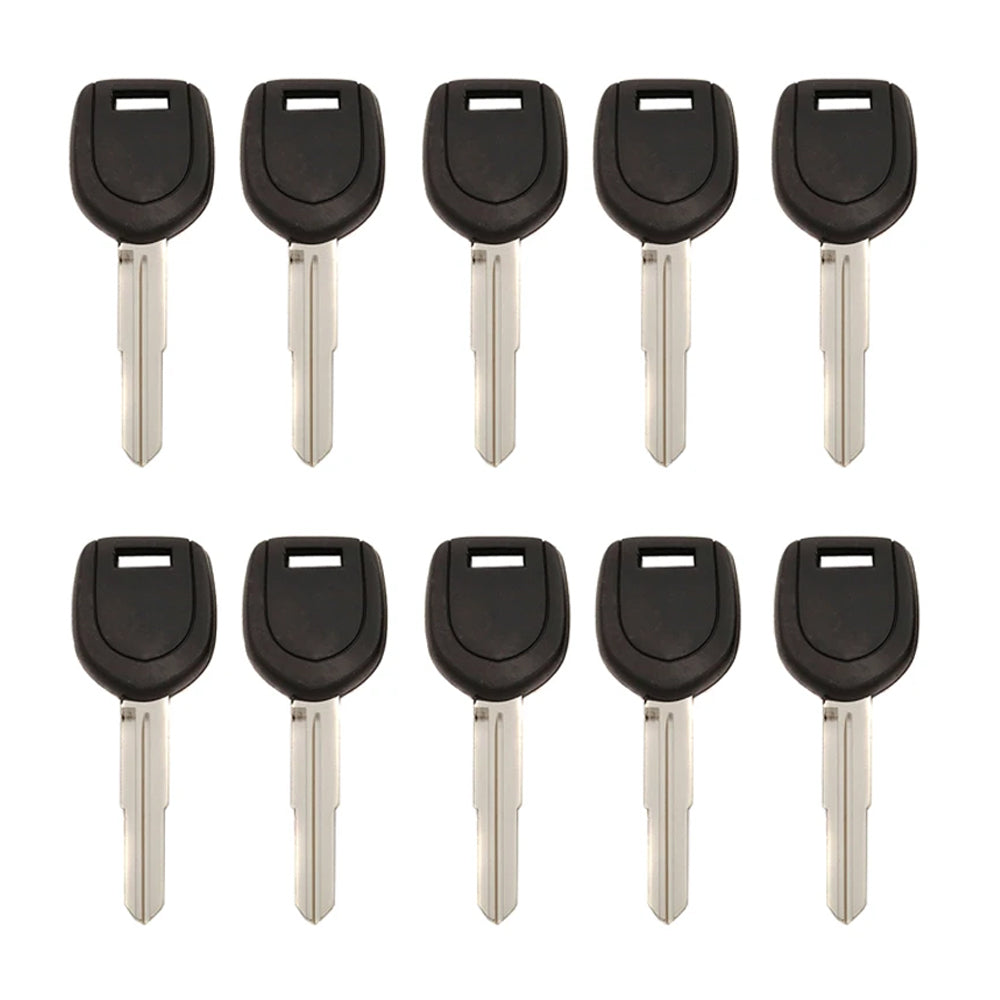 2003 - 2006 Mitsubishi Lancer Evo Transponder Key - 4D61 Chip - MIT3 - MIT14-PT (10 Pack)