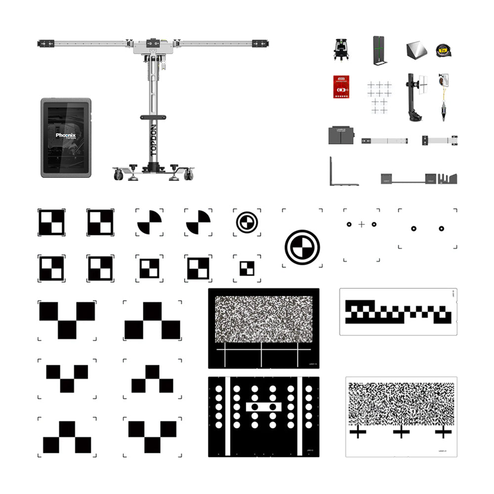 TOPDON Phoenix Mobile Adas Foldable Calibration Basic Package with PHOENIX Diagnostic Tool