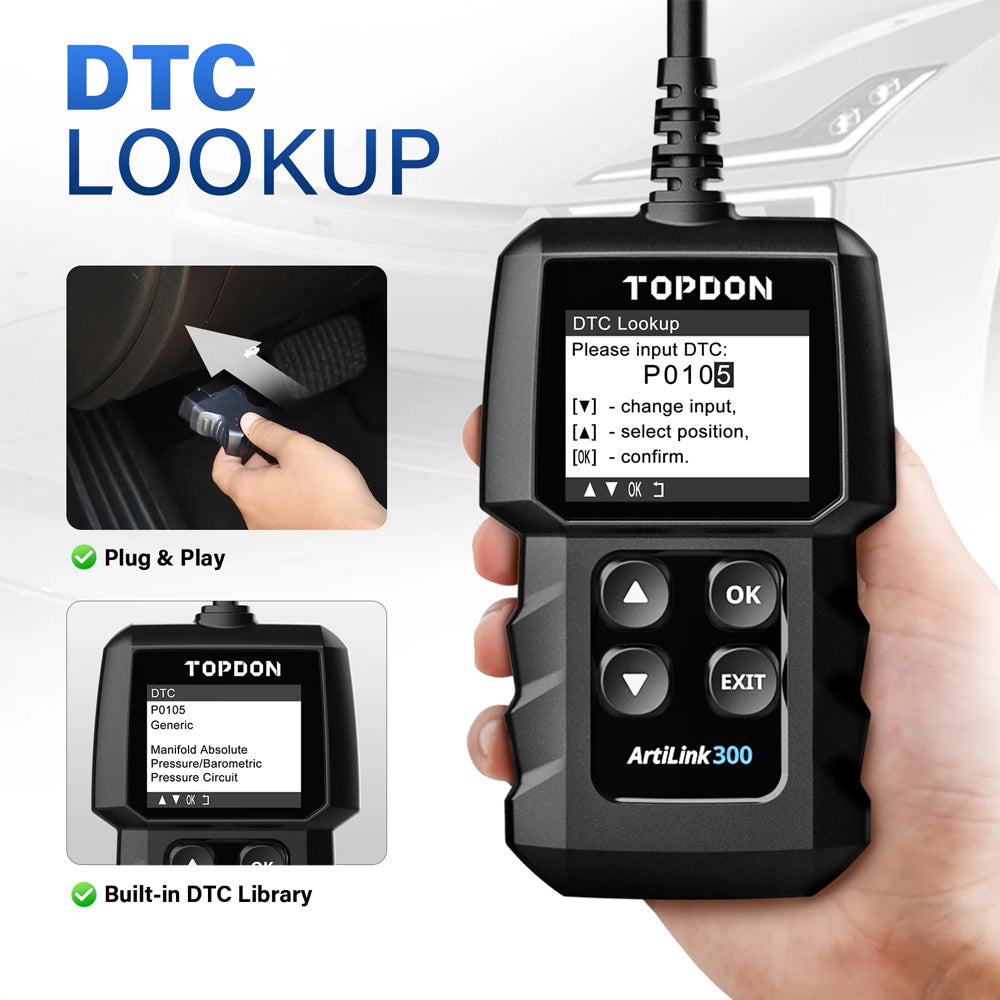 TOPDON ARTILINK 300 - OBDII Diagnostic Scan Tool