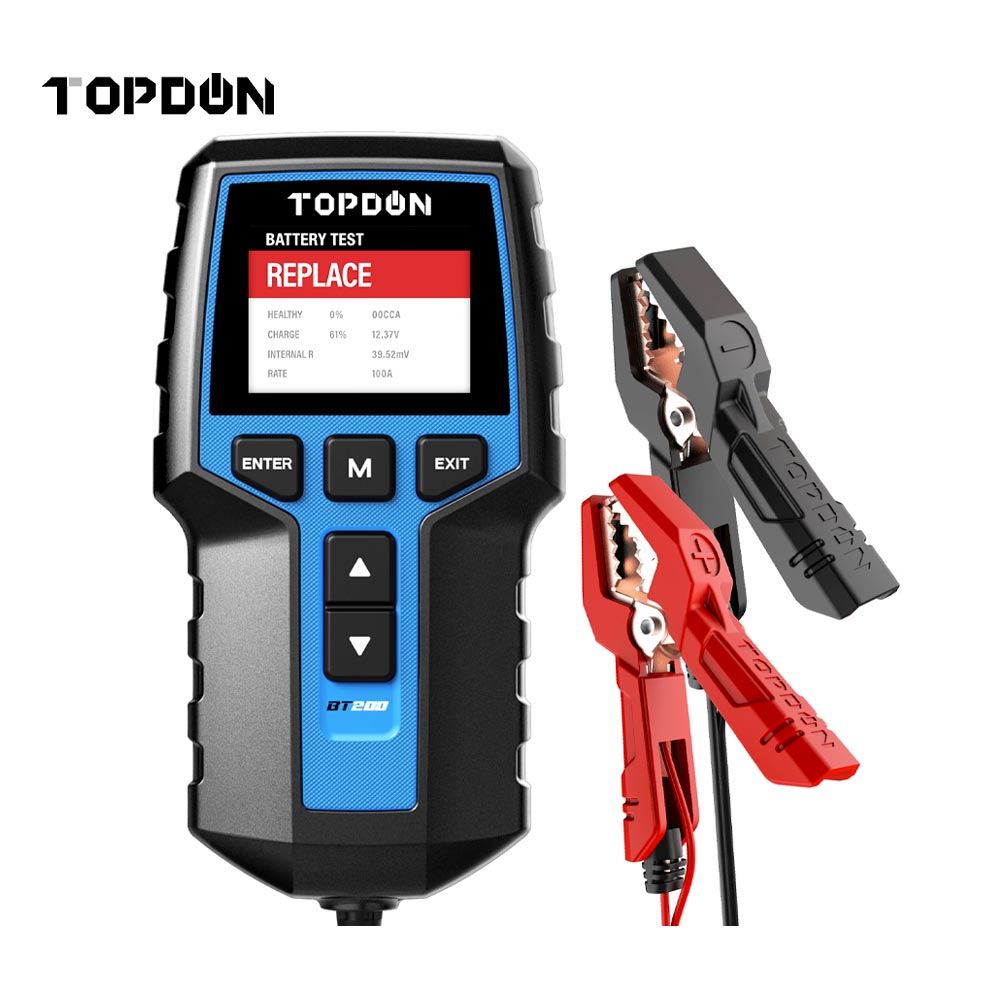 TOPDON BT 200 - Professional-level Battery Starting and Charging System Tester for 12V & 24V Batteries