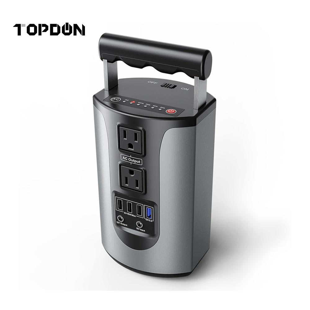 TOPDON HURRICANO 200 - Portable Lithium Power Station - 49800mAh, 185Wh