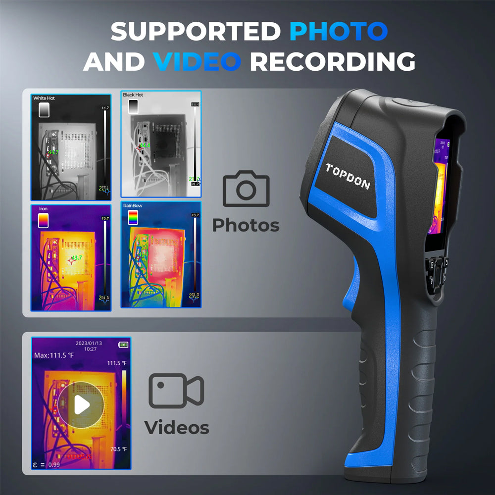TOPDON TC004 Handheld Thermal Camera With 12-Hour Runtime